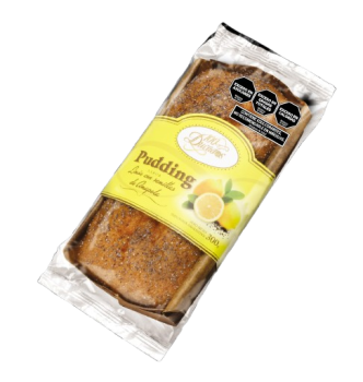 Pudding sabor limón con semillas de amapolas.Presentación: Cada caja contiene 8 unidades x 300grs.Cod. 6018