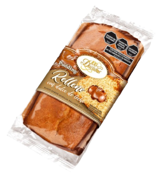 Pudding premium vainilla relleno con dulce de leche.Cada caja contiene 8 unidades x 300grs.Cod. 6046
